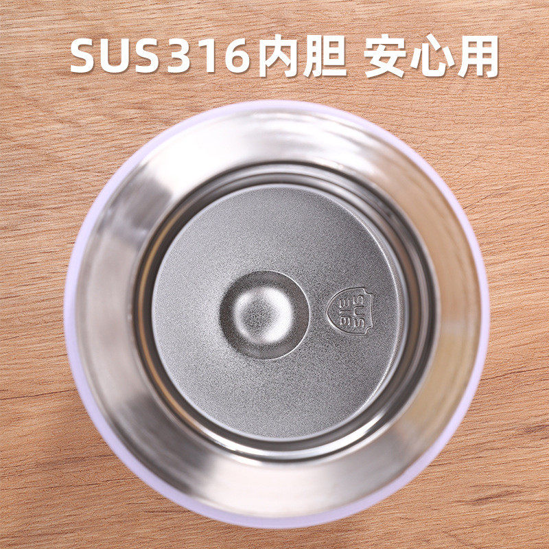 热销新款大容量316不锈钢焖烧杯罐便携多功能焖烧壶手提800ml简约