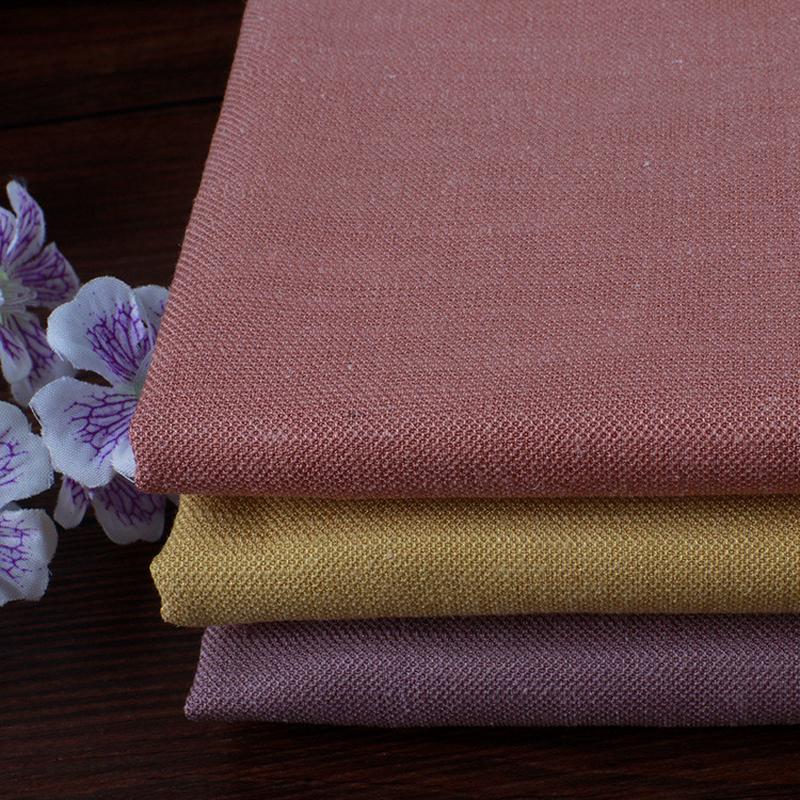 220g棉麻面料麻棉网眼洗水布沙发布亚麻棉抱枕靠垫面料现货