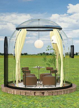 户外天台网红泡泡屋酒吧ktv聚餐星民宿厅空房营地野外防风雨帐篷