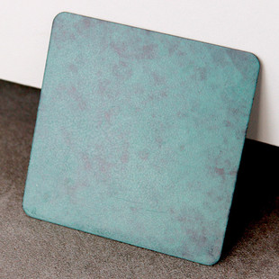 绿底点锈斑古铜做旧镀铜不锈钢板304点状铜绿不锈钢古铜板材