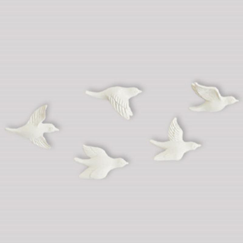 vhm7简约美式小鸟壁挂背景玄关新中式装饰轻奢墙面挂件浮雕免打孔