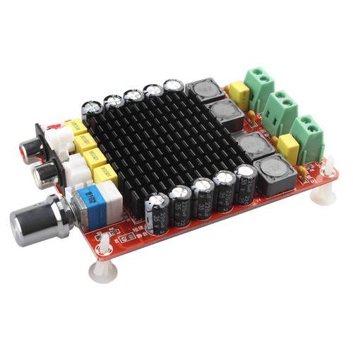 热销xh-m510tda7498大功率数字功放板2*100w汽车功放直流14-34v