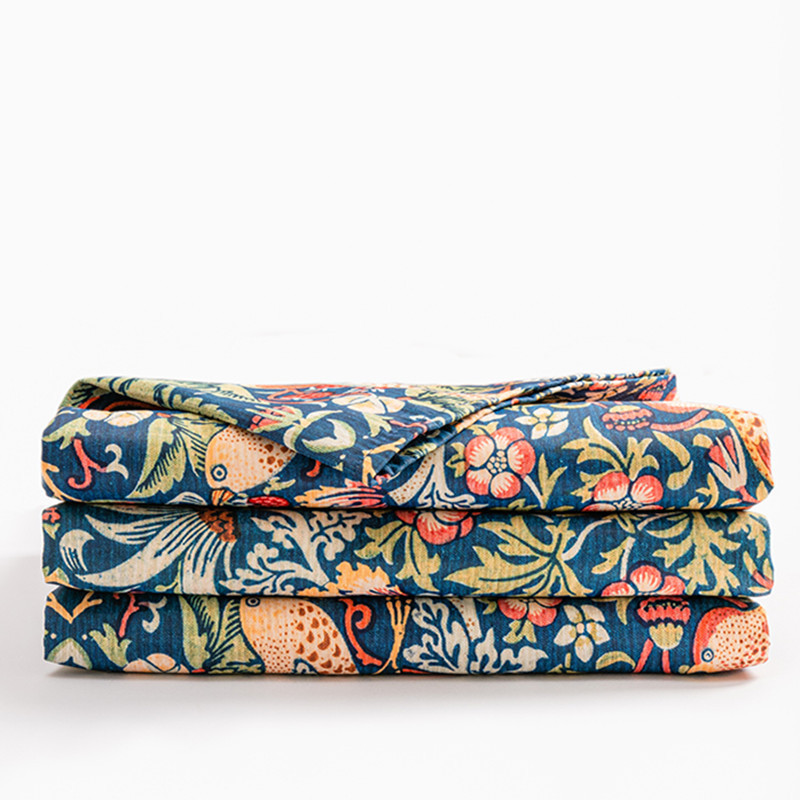 i9at妙home美式设计师款防水防油桌布餐布复古欧式餐桌布艺长方形