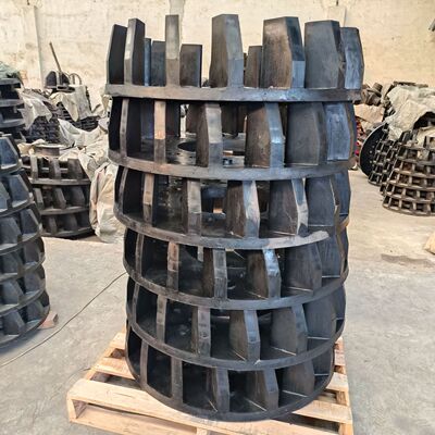 立式pu衬胶/渣浆泵工程橡胶定转子耐磨浮选机搅拌叶轮配件盖板
