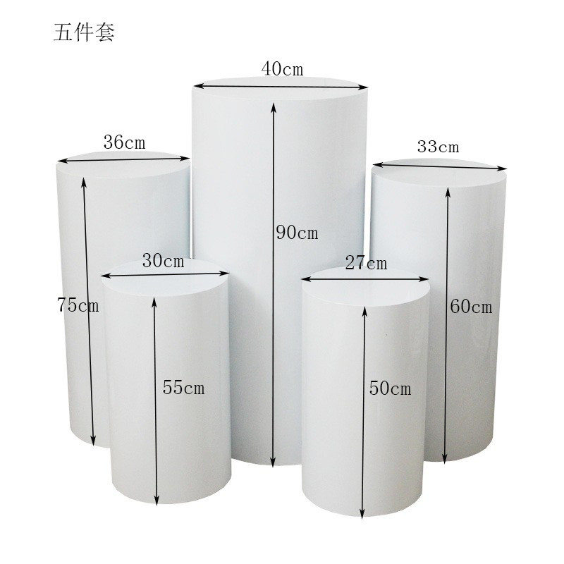 新款道具婚庆铁艺喷漆甜品桌五件套迎宾区装饰摆件仪式亭花桌