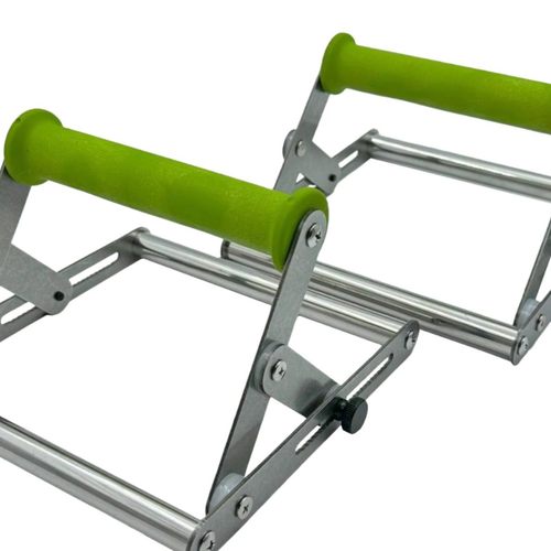 热销切割机托料架长料支撑架升降可调款滚轮支架可调尺寸不锈钢架