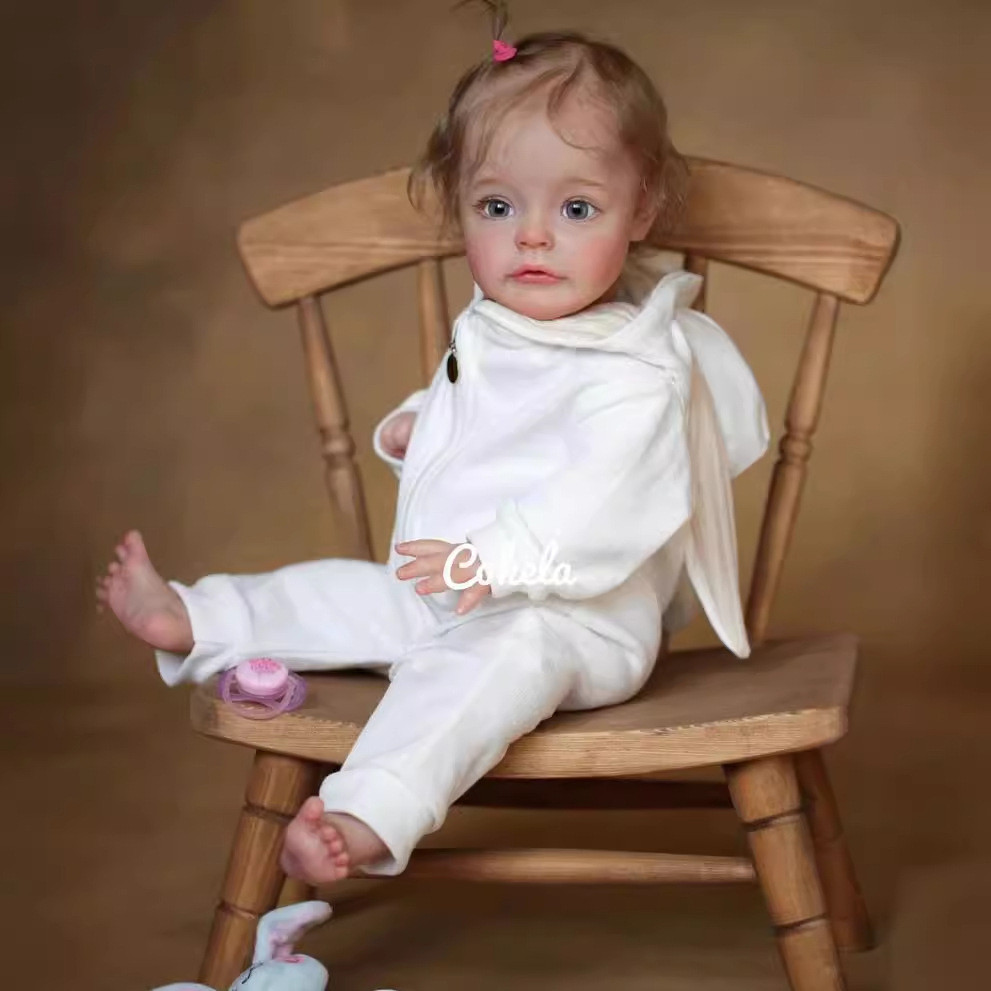 热销cokela60cm重生仿真娃娃娃娃suesue3d高级彩绘跨境电商一件代