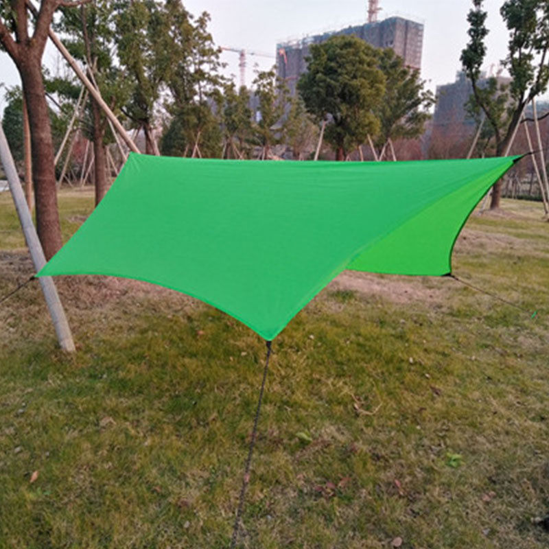 厂家直销户外雨棚天幕野营沙滩天幕凉篷多功能天幕野外生存
