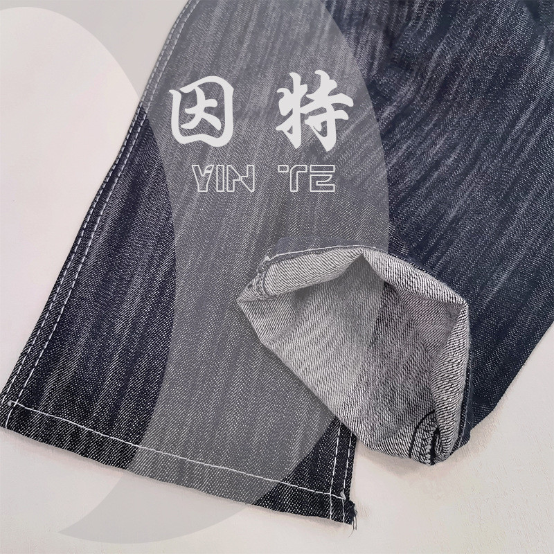 全棉牛仔10*7全竹无弹牛仔面料染不易掉色竹节风格舒适柔软活性