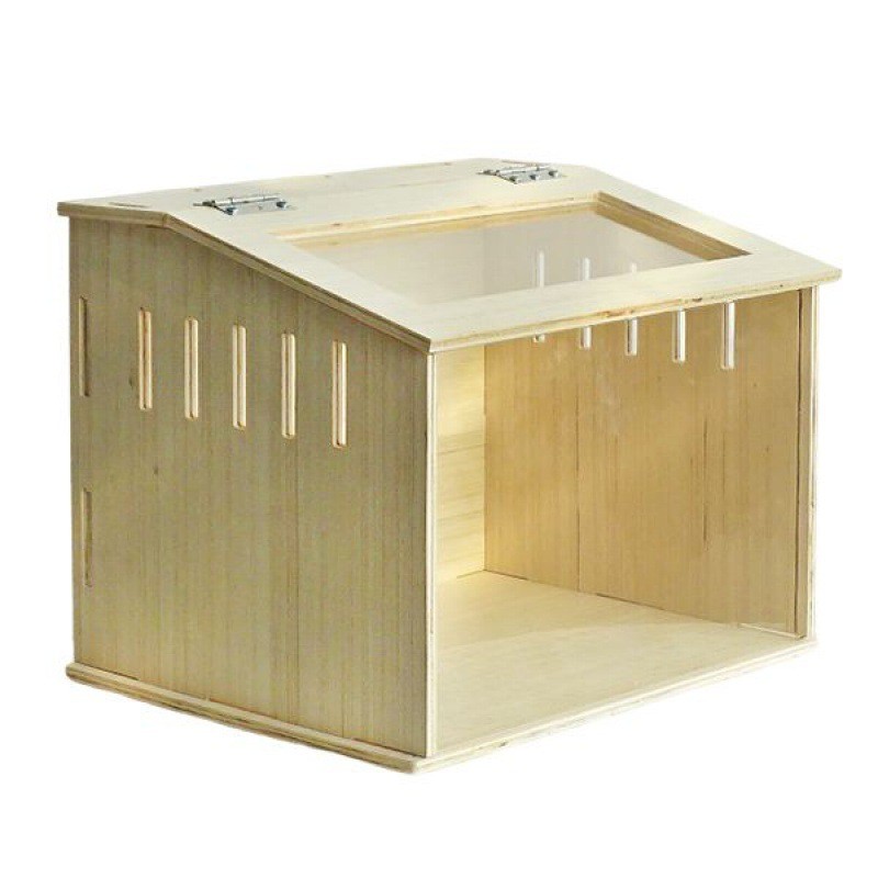 卢丁鸡箱芦丁饲养箱别墅宠物窝育雏木箱多层板恒温造景爬仓鼠笼子