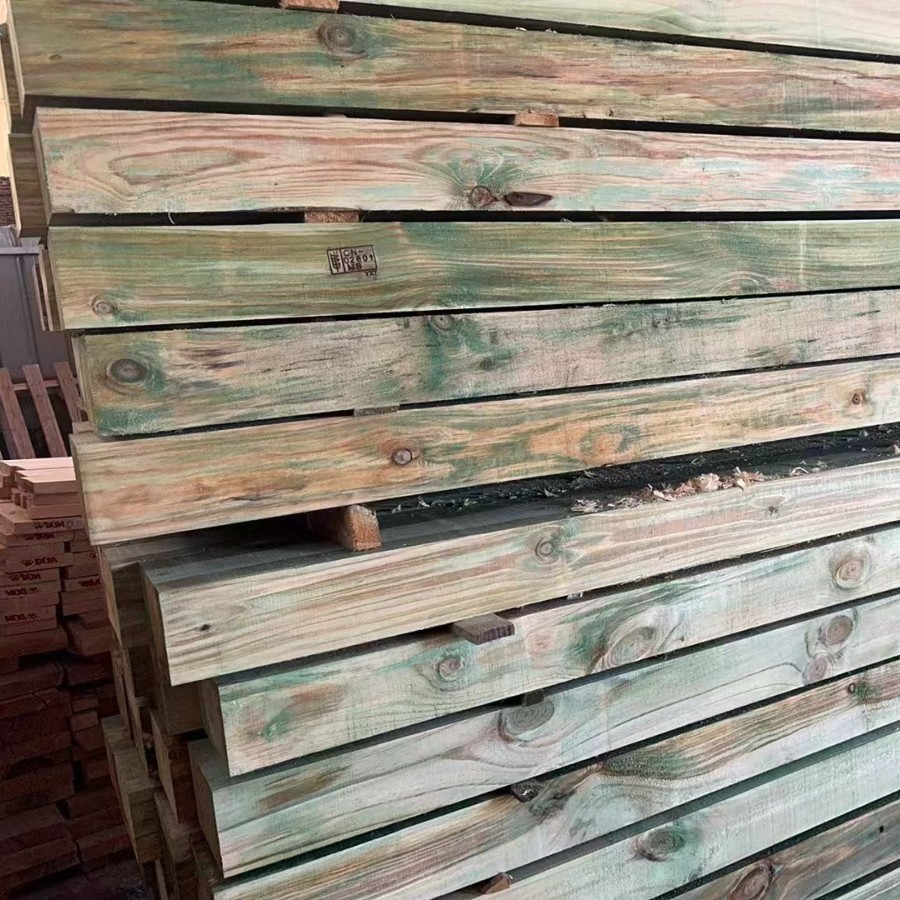 樟子松实木板户外木地板工艺防腐木厂家定制加工园林工程防腐木