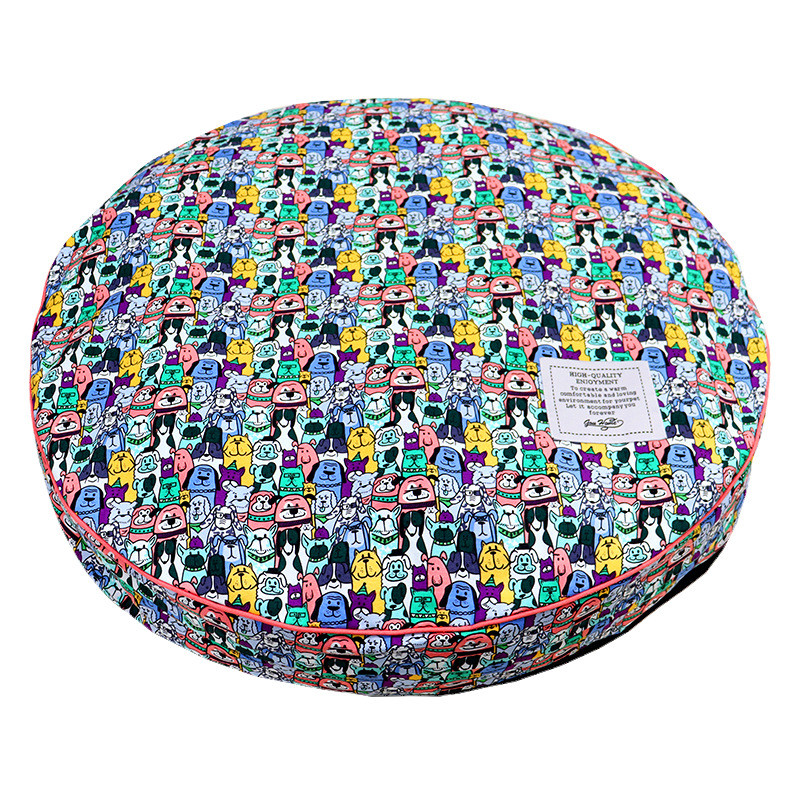 狗窝宠物用品四季可用帆布可拆洗棉耐咬耐磨狗床猫窝狗垫子睡垫