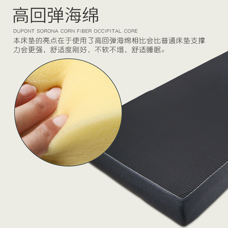 热销宿舍海绵床垫20cm黑色学生单人记忆加厚硬海绵日式榻榻米床垫