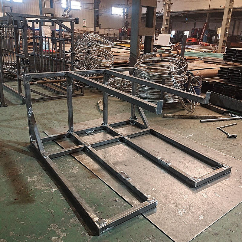 方管图激光焊接非标金属钢架非标设备框架热镀锌来钣金焊接