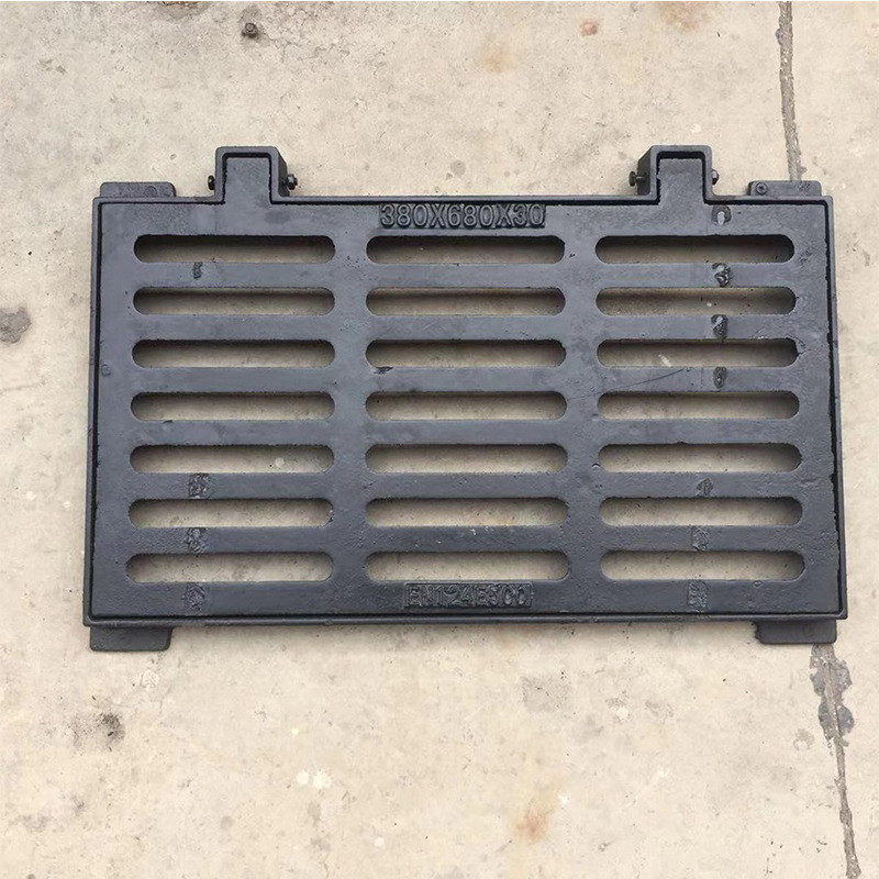 铸铁雨水篦子集水井盖板下水道水口400*600防沉降篦子雨篦子盖板