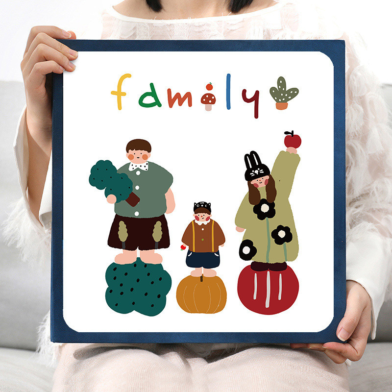 戟晔戟晔成长纪念册diy宝宝相册本粘贴家庭版大容量手工制作6寸拍