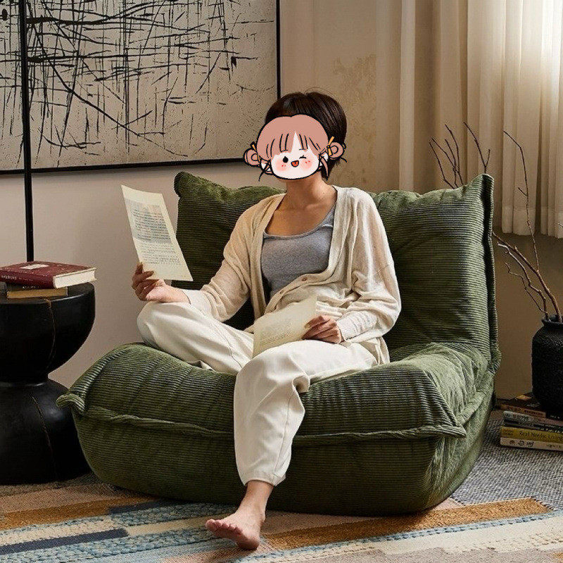 热销毛毛虫懒人沙发小户型现代简约卧室阳台单人榻榻米躺椅网红休,住宅家具,懒人沙发,淘宝优惠券,粉丝福利购,淘宝优惠卷