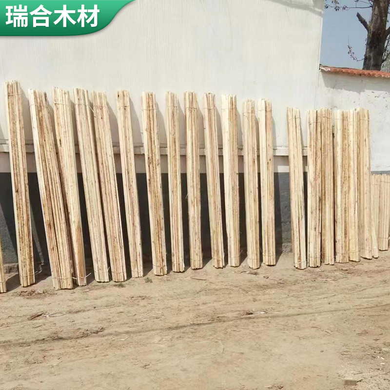 热销批发玻璃包装杨木板条排骨条烘干落叶杨木条沙发内龙骨木方架