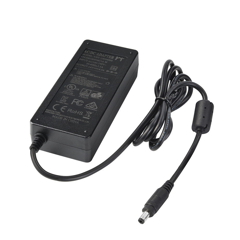 厂家直销96W桌面式液晶显示器收银机访客机24V4A电源适配器