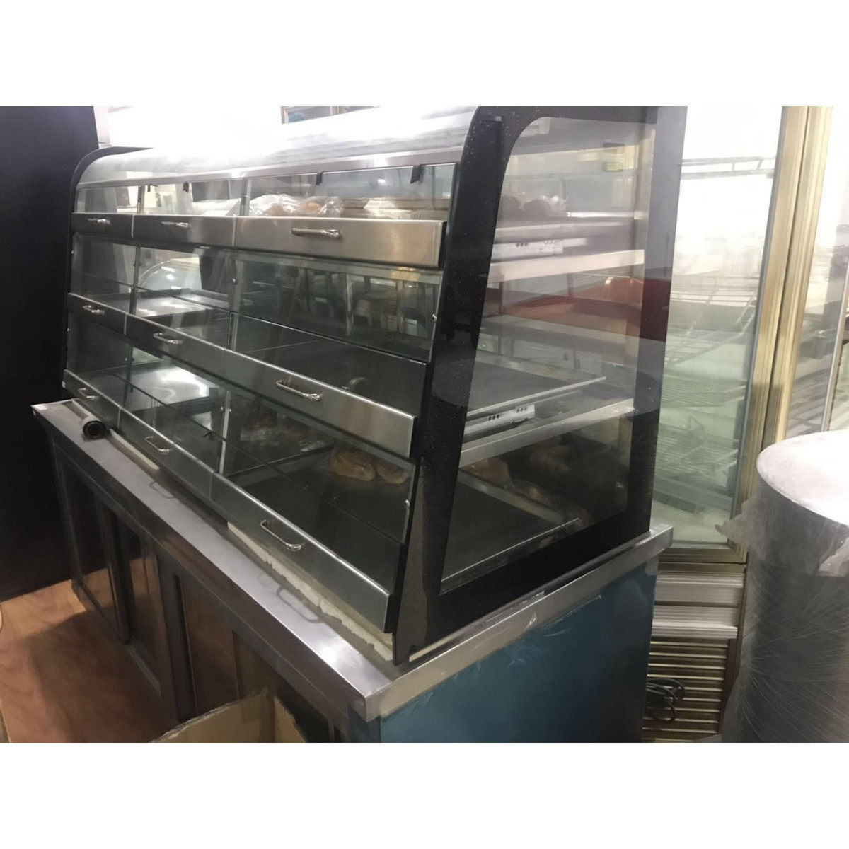 热销友记陈列柜玻璃\冷展示柜大理石水柜风冷熟食柜等批发零售