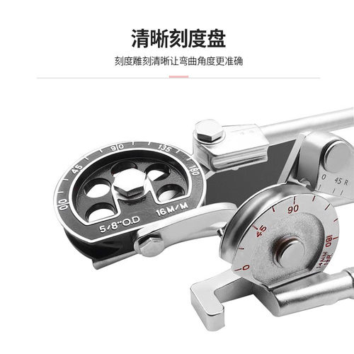 热销铁管线管小型弯管机通用手动铜管弯管器不锈钢管铝管薄铁管折