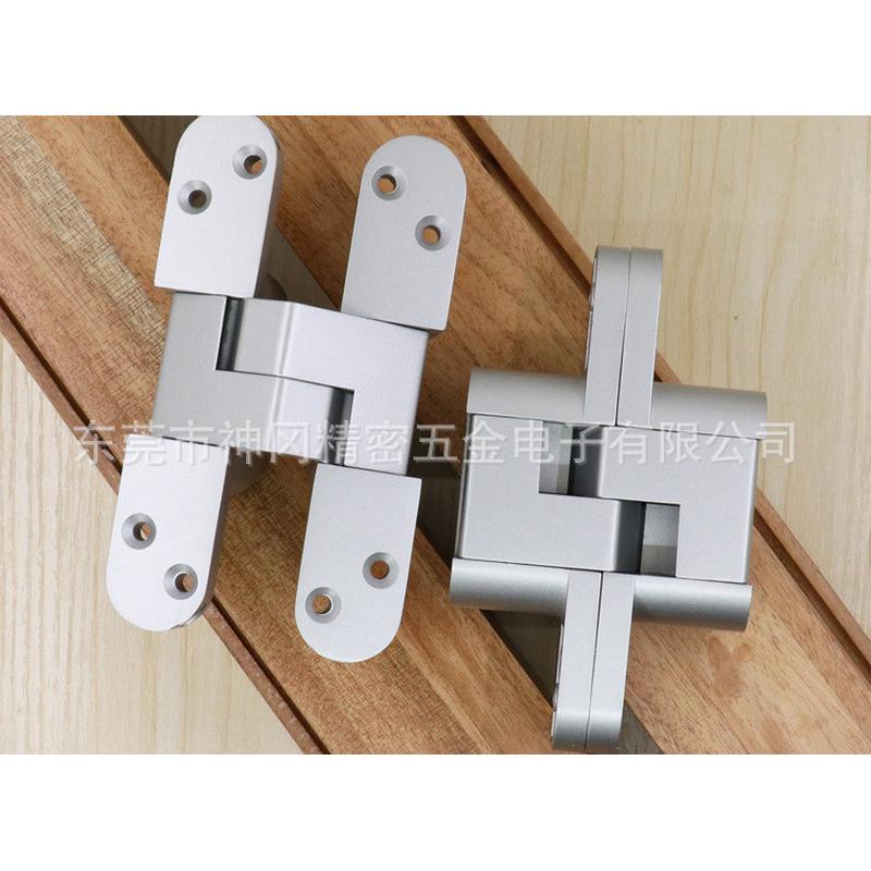 厂家直供隐形门折叠门弹簧十字暗藏合页铰链隐藏式隐形暗暗门铰铰