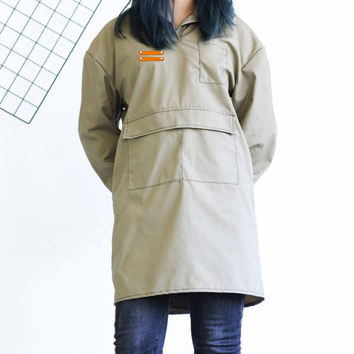 长袖围裙工作服女罩衣家用厨房餐饮专用画画防污耐脏男反穿衣