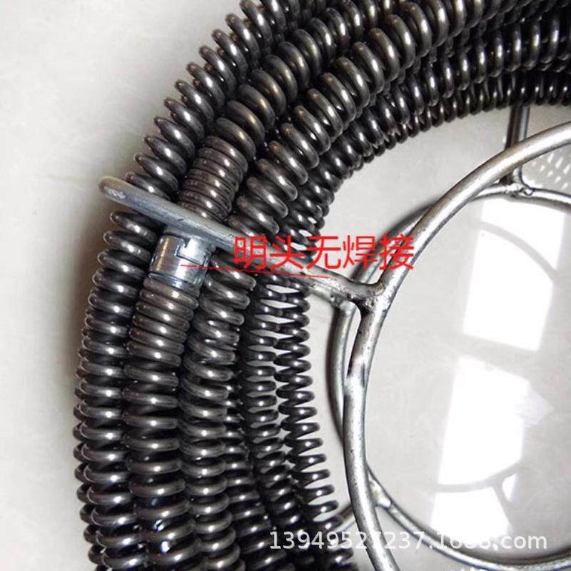 管道疏通器家用通下水道工具16mm弹簧加粗电动疏通机16专业加密
