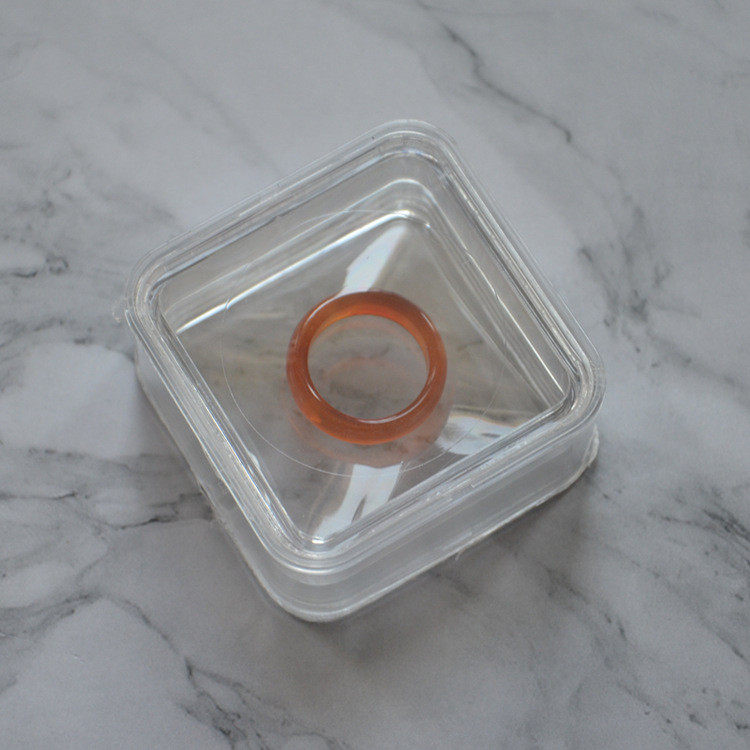 Ювелирная упаковка 透明亚克力悬浮薄膜芯片高弹性膜硅片裸石裸钻展示收纳包装保护盒