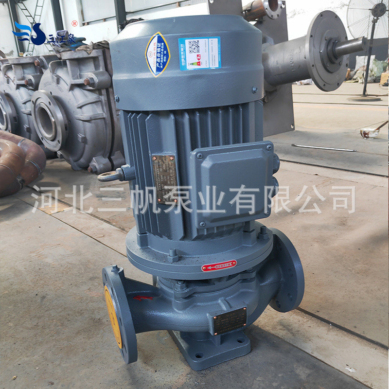 单级卧式管道泵7.5kw热水Isw150-315离心泵Isg200-250暖气管道泵