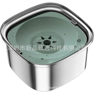 宠物水碗宠物狗狗碗不锈钢漂浮水碗大容量防溢出不湿嘴狗碗猫碗