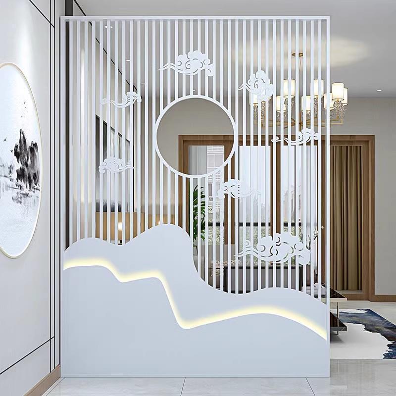 热销屏风隔断小户型家用正对门新中式玄关柜客厅进门遮挡简约现代