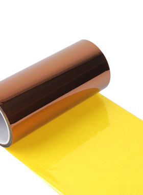 单层30um阻燃型金黄色pi高温胶带高温胶带胶带金手指聚酰亚胺