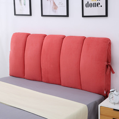 可拆洗床头靠垫软包木床双面靠背垫靠枕布艺床头套罩床靠大靠背