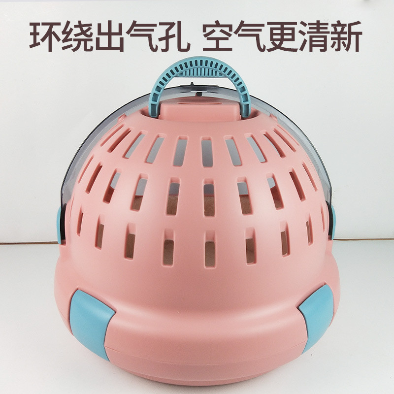 批发太空舱外出外出便携式宠物窝手提式宠物包猫窝封闭式塑料猫窝