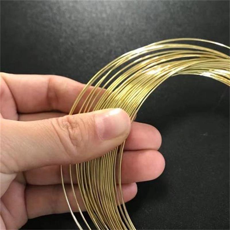 铜厂家c3604黄铜线t2紫铜丝diy硬软态铜扁线半实心裸铜圆线1mm