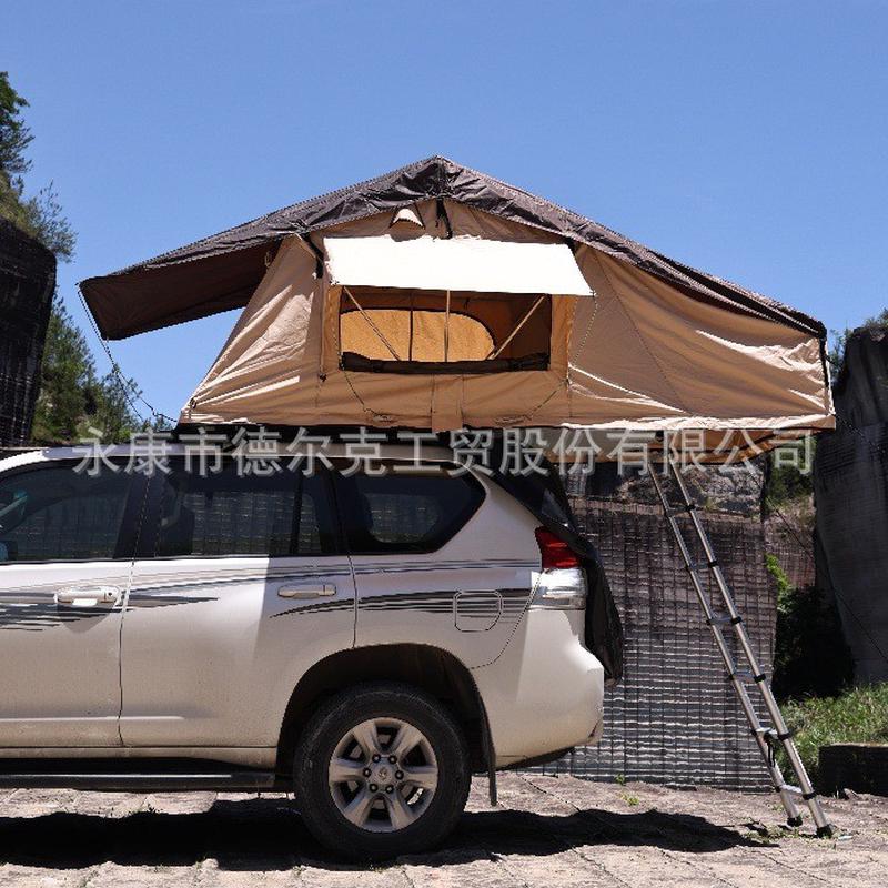 软旅行车顶帐篷可定颜色速开汽车顶车载帐篷户外可折叠自驾游装