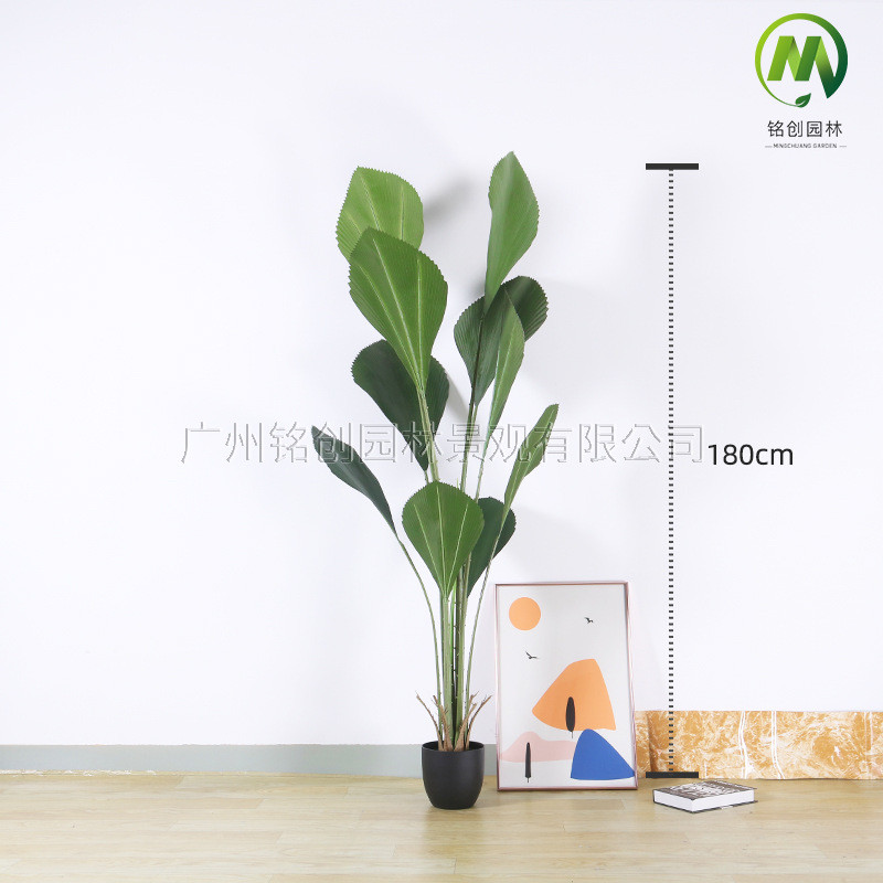 北欧落地ins风格苏门答腊棕大型仿真绿植仿生植物室内装饰摆件
