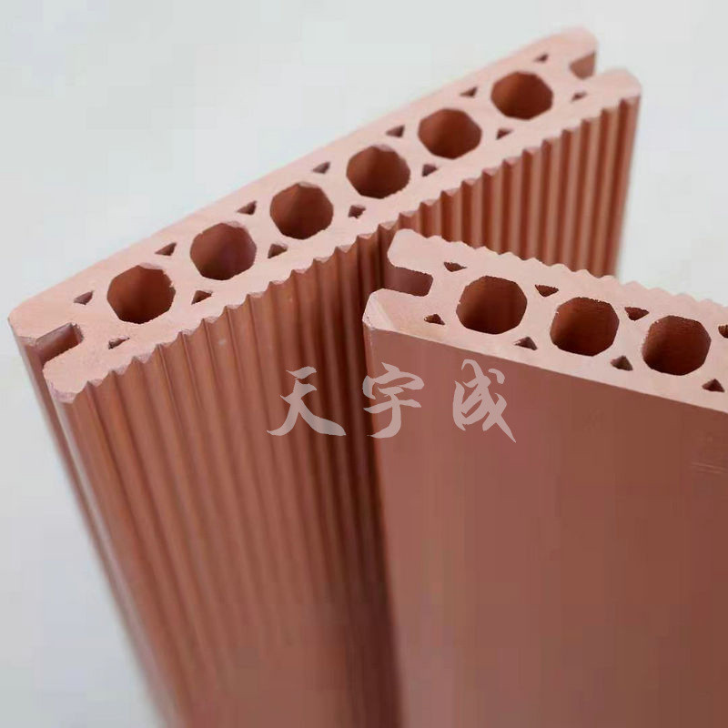 厂家供应外墙板塑木地板护墙板园林工程地板户外塑木地板