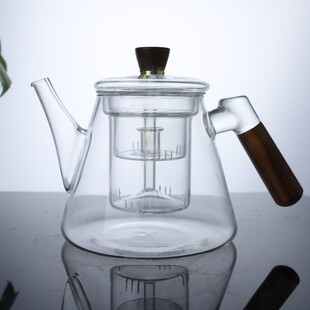 高硼硅茶壶侧把玻璃大容量可电陶炉煮茶蒸煮茶器家用内胆泡茶壶