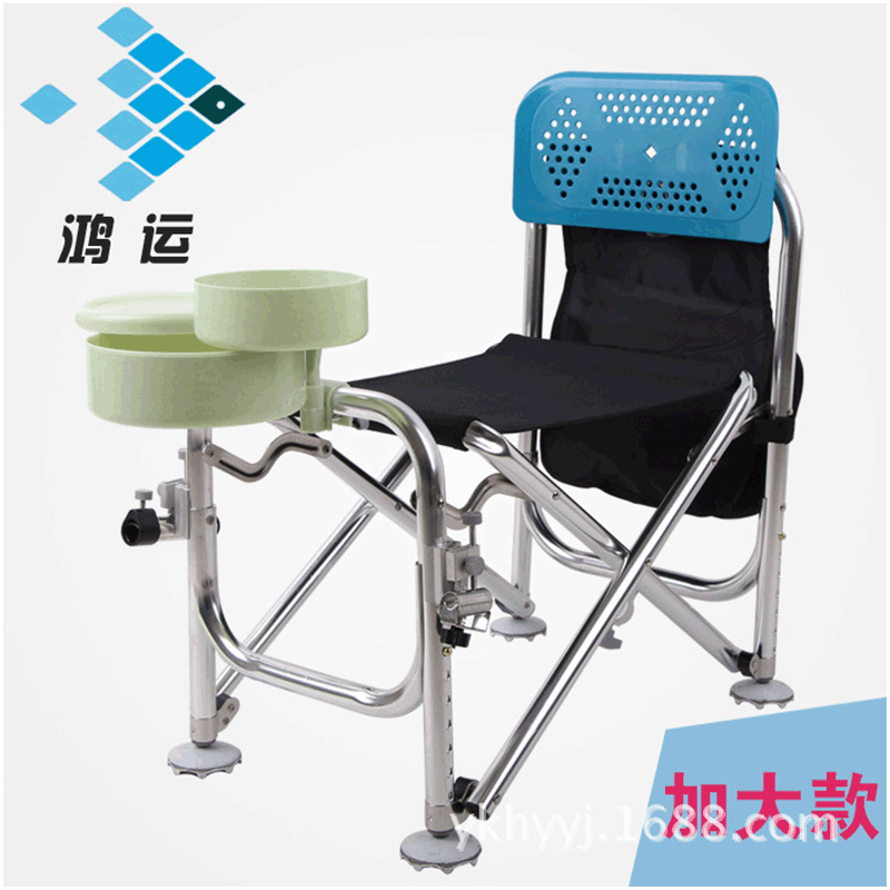 厂家直供户外休闲高档便携折叠钓鱼椅加厚加粗垂钓椅可旋转钓椅