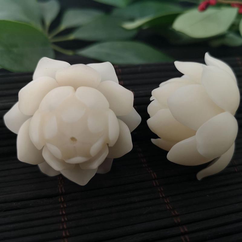 立体批发菩提根厂家拼接莲花五层六瓣精雕组合莲花车挂件diy饰品
