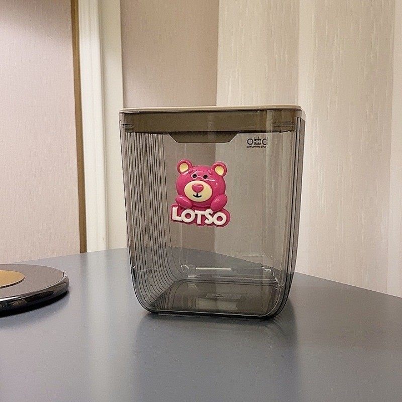 桌面小号可爱垃圾桶一键弹盖高颜值透明卧室茶几化妆台桌上用纸篓