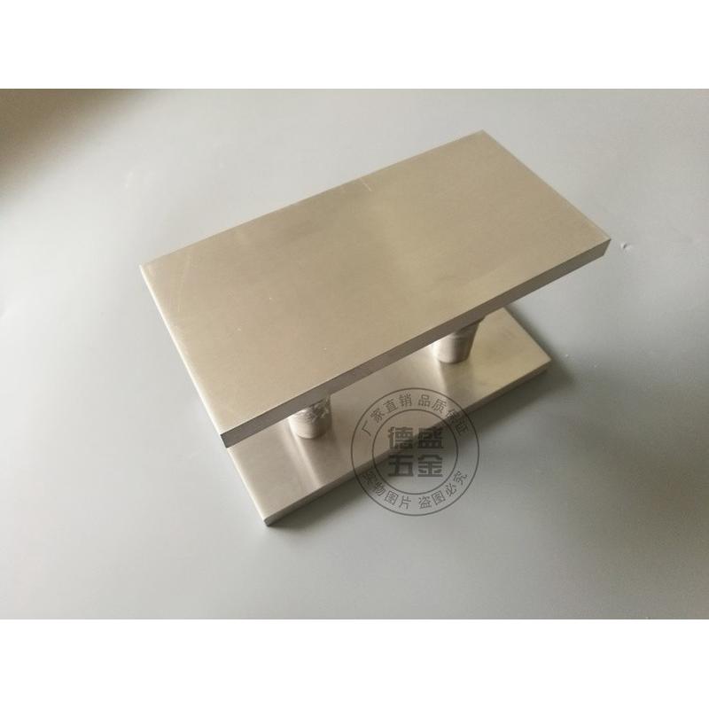 方形黑白工业风玻璃门拉手大门拉手现代简约实木门店推拉门把手色