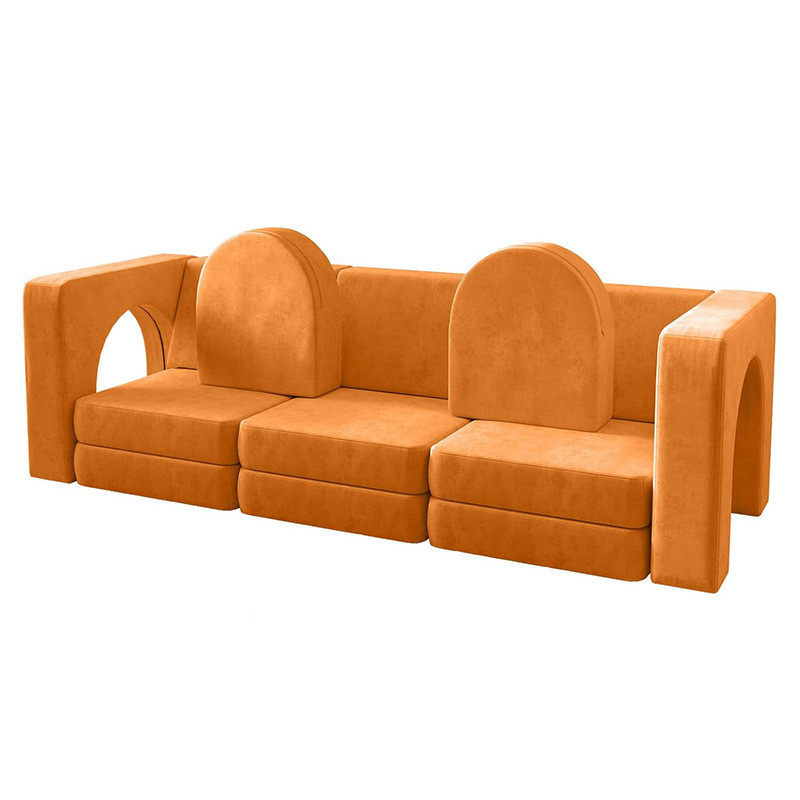 儿童沙发12件套高密度海绵组合沙发创意地板多功能模块化沙发定制