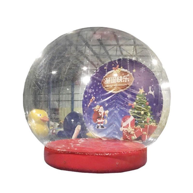 充气元旦透明球泡泡梦幻帐篷圣诞屋水晶球活动广告雪花球气模
