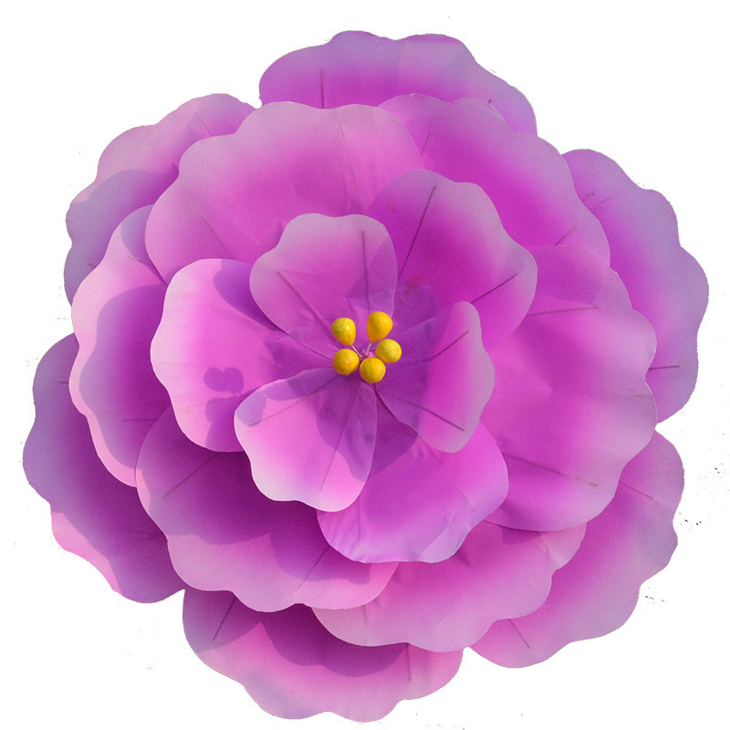 舞蹈道具牡丹花伞仿真开幕式道具运动会牡丹花入场表演广场手拿花