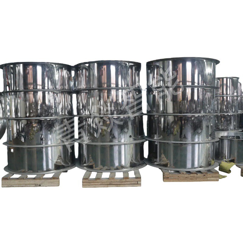 不锈钢底振动筛碳钢喷塑底桶圆形桶配件