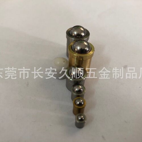 热销供应定位珠不锈钢碰头弹簧压入式台阶球珠柱塞001