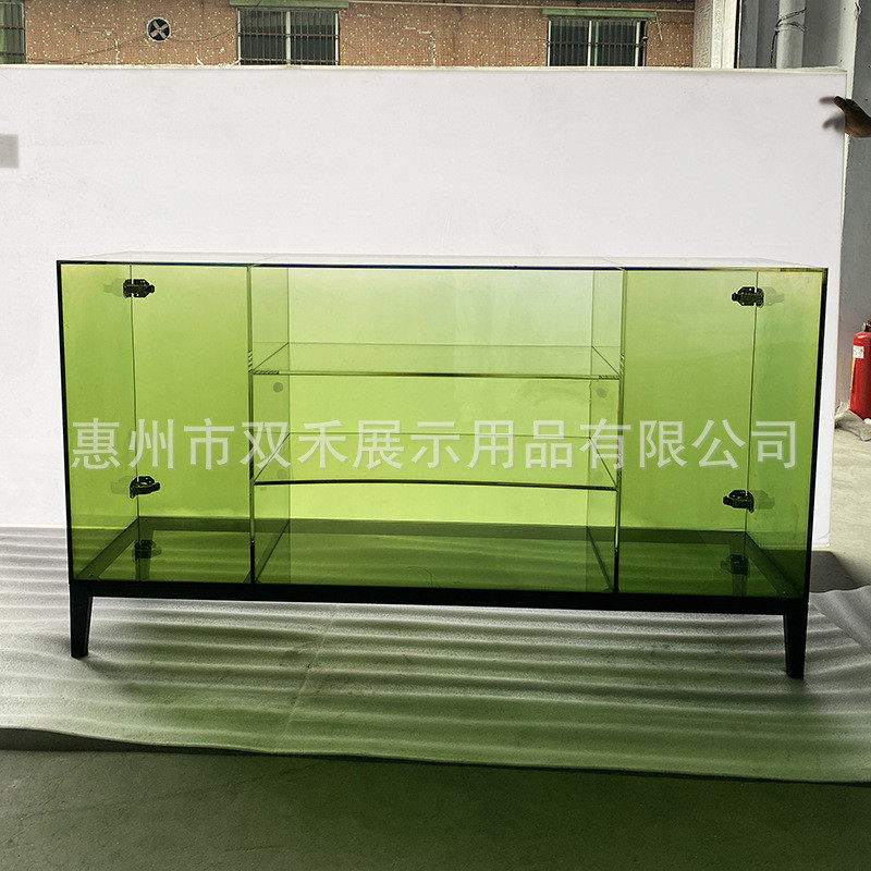 收纳好物餐边柜茶水柜亚克力储物柜轻奢高级感带门时尚入户玄关柜